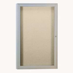   Door Indoor Enclosed Tackable Fabric Board, Satin A
