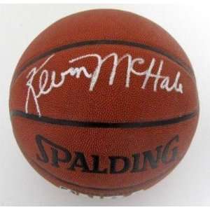  Kevin McHale Autographed Ball   Spalding Indoor Outdoor 