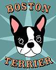   Print Boston Terrier Pet Picture Starburst Dog Breed Cute Pop Art