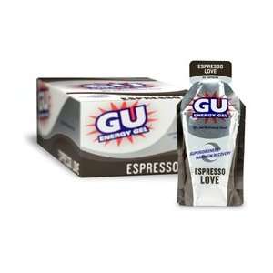  GU Energy Gel packets   Espresso Love w/ 2x caffeine 24ct 