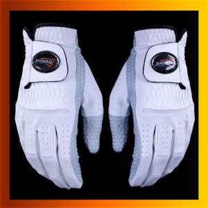 pairs(10ea) Mens Syn Leather White Power Golf Gloves  