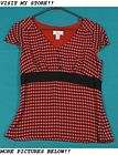 Ann Taylor LOFT Red Shirt Top Blouse Size