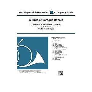  A Suite of Baroque Dances Conductor Score Sports 