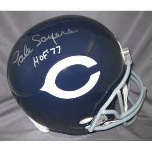  GAYLE SAYERS SIGNED CHICAGO BEARS HELMET 
