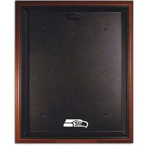  Seahawks Mounted Memories Brown Framed Jersey Case Sports 