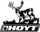 Hoyt Whitetail Buck Bowhunting Hunting Truck Decal Window Sticker