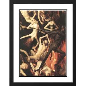  Memling, Hans 28x38 Framed and Double Matted Last Judgment 