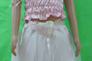 3Pc PINK Fairy Maiden Party Ballet Tutu Dress Kid 2 8Y  