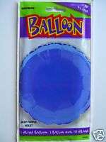 foil balloon round 18 purple £ 0 99