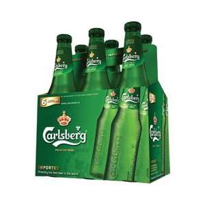  Carlsberg Lager 6pk Btls Grocery & Gourmet Food