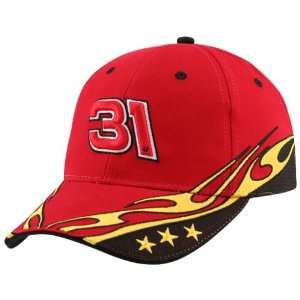  #31 Jeff Burton Red Element Adjustable Hat Sports 