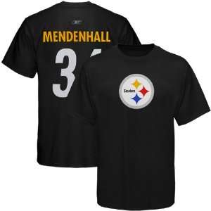  Reebok Pittsburgh Steelers #34 Rashard Mendenhall Black 