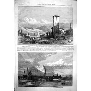  1863 TRENTO TYROL STAITHS YORKSHIRE FISHING BOATS