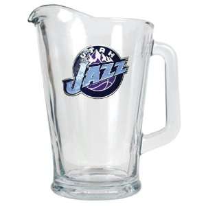    Utah Jazz NBA 60oz Glass Pitcher   Primary Logo