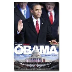 President Barack Obama Poster Sworn In America 9966 
