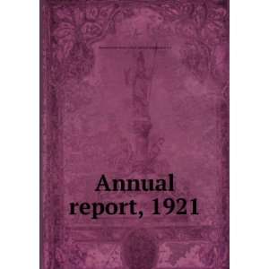  report, 1921 Pennsylvania Museum and School of Industrial Art Books