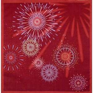  Fabric   Hanabi (Fireworks)   Red Arts, Crafts & Sewing