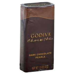 Godiva Choc Box Dark Pearl 1.5 OZ (Pack of 18)  Grocery 