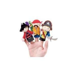  Swashbuckling Sidekicks Finger Puppets (Pirate with hook 