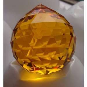 30mm Swarovski Strass Topaz Crystal Ball Prisms #8558 30 LOGO Etched 