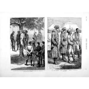 1877 Turks War Hanging Bulgarians Russians Bashi Bazouk  