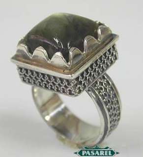Breathtaking Sterling Silver Labradorite Designer Ring  
