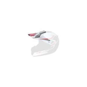   Motocross Accessory Kit for SVRS 5 Helmet     /White/Red Automotive