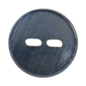  Paradise Exotic Shawl Pins Wood Foxeye Button 1 3/8 Navy 