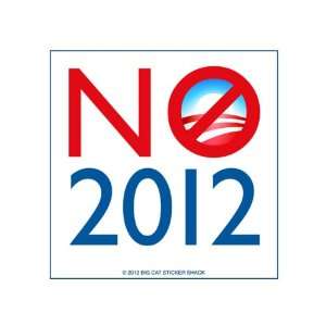  NO 2012   Obama (Bumper Sticker) 