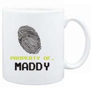 Mug White  Property of _ Maddy   Fingerprint  Female Names  