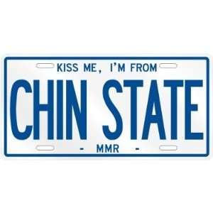 NEW  KISS ME , I AM FROM CHIN STATE  BURMA LICENSE PLATE 