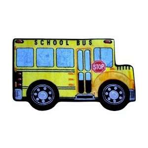   Fun Time Shape Collection SCHOOL BUS Rug FTS 142
