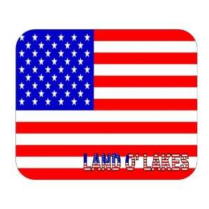  US Flag   Land O Lakes, Florida (FL) Mouse Pad 