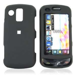  For Samsung Rogue Rubberized Hard Plastic Case Black 