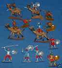 CRUSADERS. 70MM SCALE. MOUNTED FOOT. PAINTED 235b items in DRUM and 