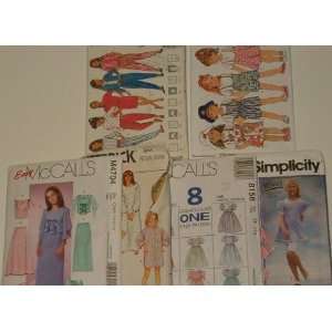  Butterick/McCalls Childrens/Girls Sewing Patterns 