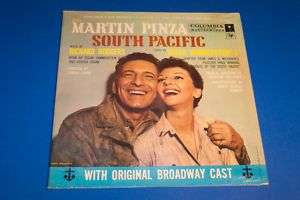 SOUTH PACIFIC Broadway Cast EZIO PINZA Mary Martin   LP  