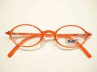3503 Childrens Kids Orange Flexible Oval Eyeglasses 42  