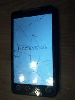 SPRINT HTC EVO 4G CRACKED SCREEN  