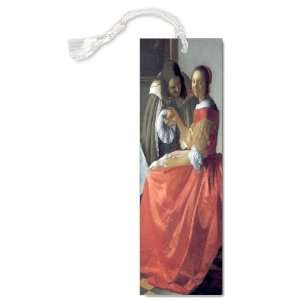  Fine Art Vermeer Girl with a Wine Glass Bookmark
