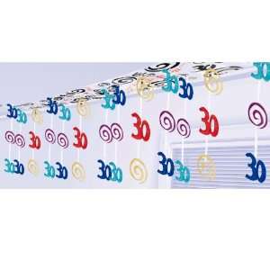  Lets Party By Amscan Oh No 30 Foil Ceiling Decoration 