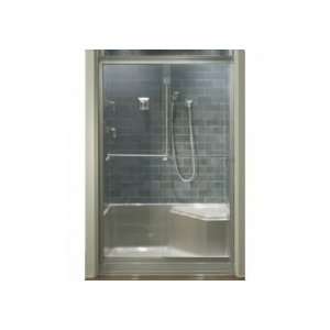 Kohler Frameless Bypass Shower Door K 702102 G55 ABV Anodized Brushed 