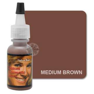 Medium Brown EYEBROW Permanent Makeup Pigment Cosmetic Tattoo Ink 1 