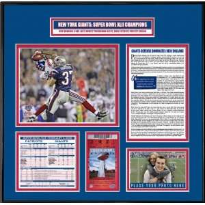   The Catch   Super Bowl XLII Champions Ticket Frame