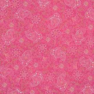 Awesome BROWN & PINK PAISLEY Scrapbook Paper Set (4)  