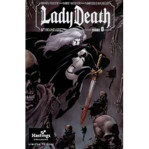   Lady Death #0 Hastings Exclusive Brian Pulido, Marcelo Mueller Books