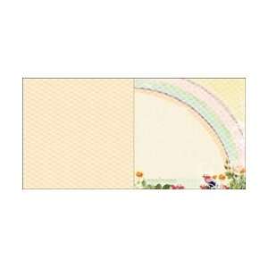 Websters Pages Sunday Picnic Double Sided Paper 12X12 Rainbow Sky 