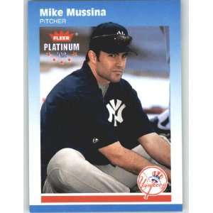  2002 Fleer Platinum #76 Mike Mussina   New York Yankees 