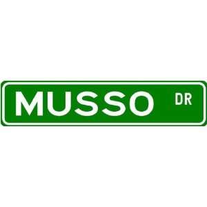 MUSSO Street Name Sign ~ Family Lastname Sign ~ Gameroom, Basement 