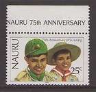 Nauru 1982 25c. Nauru cub and boy scout, 1982